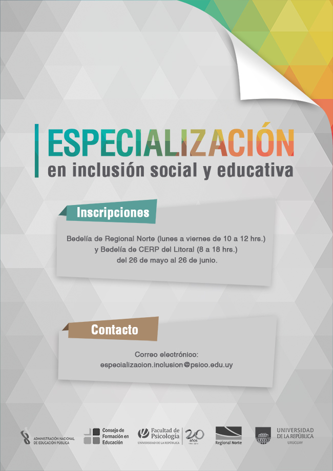 Posgrado en Especialización Social